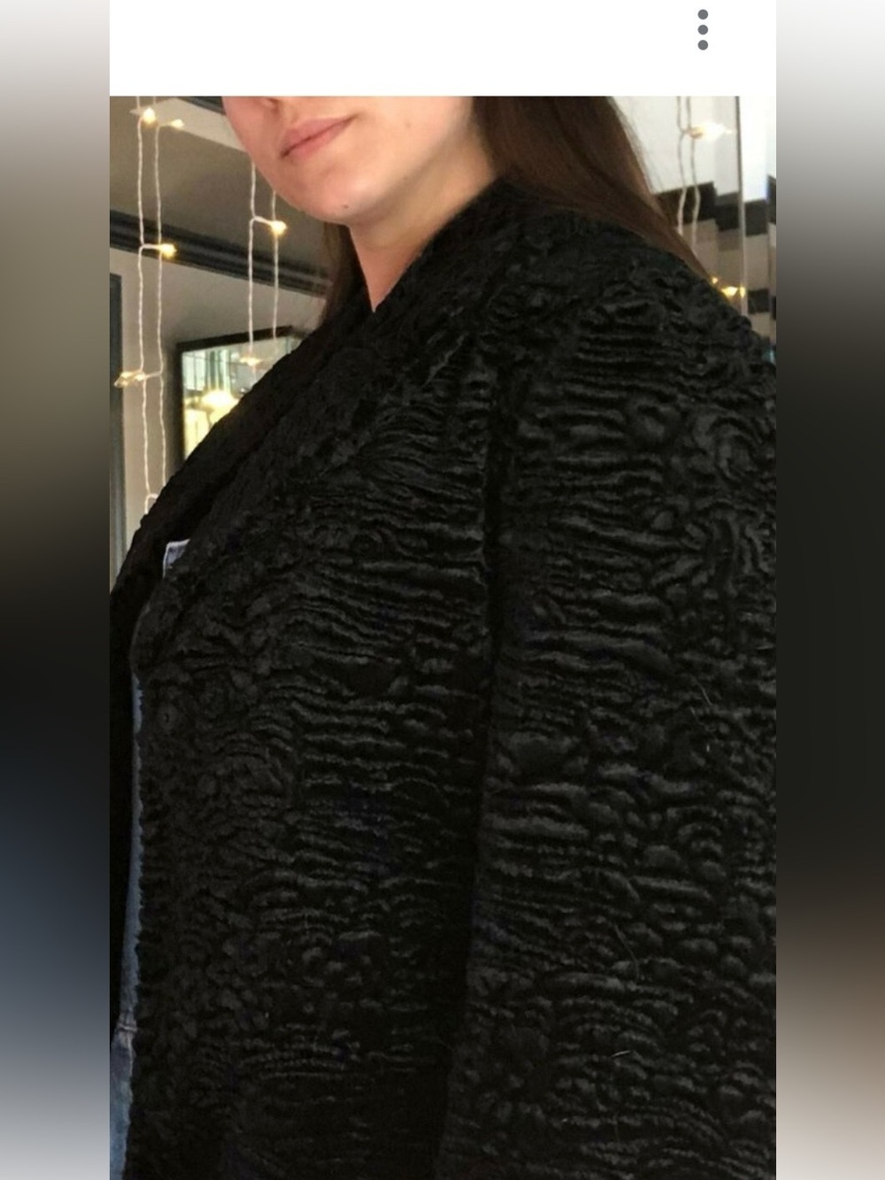 Kate Hill Black Faux-Fur Petite Jacket - Picture 13 of 13